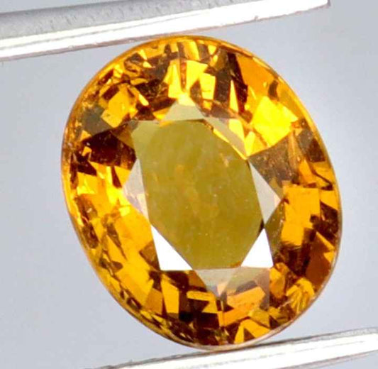 Natural Mali Grossular Garnet - 2.45ct Oval Cut VVS