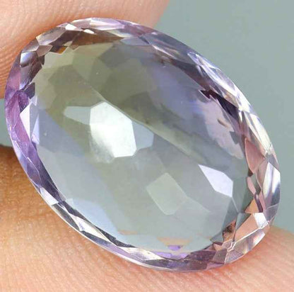 Natural Ametrino Gemstone 10.84ct - Oval Cut Bicolor Purple Yellow