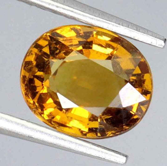 Natural Mali Grossular Garnet - 2.45ct Oval Cut VVS
